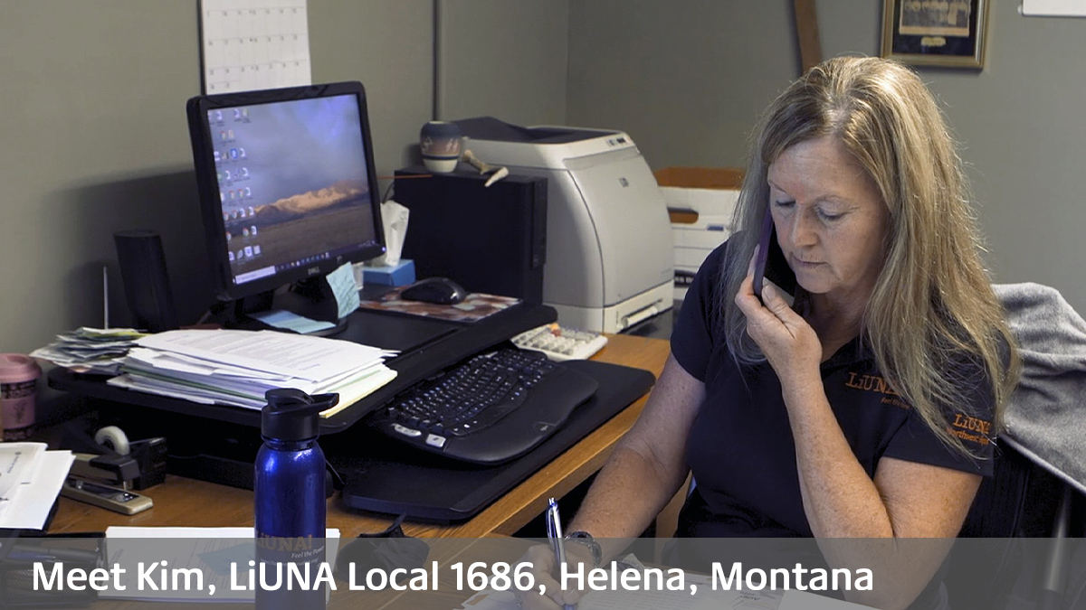 Meet Kim, LiUNA Local 1686, Helena, Montana